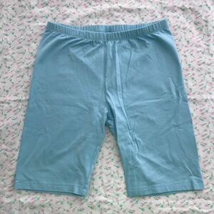 NWOT The Children's Place Soft Cotton Blue Bike Shorts Girls XXL/16 Women's XS-S